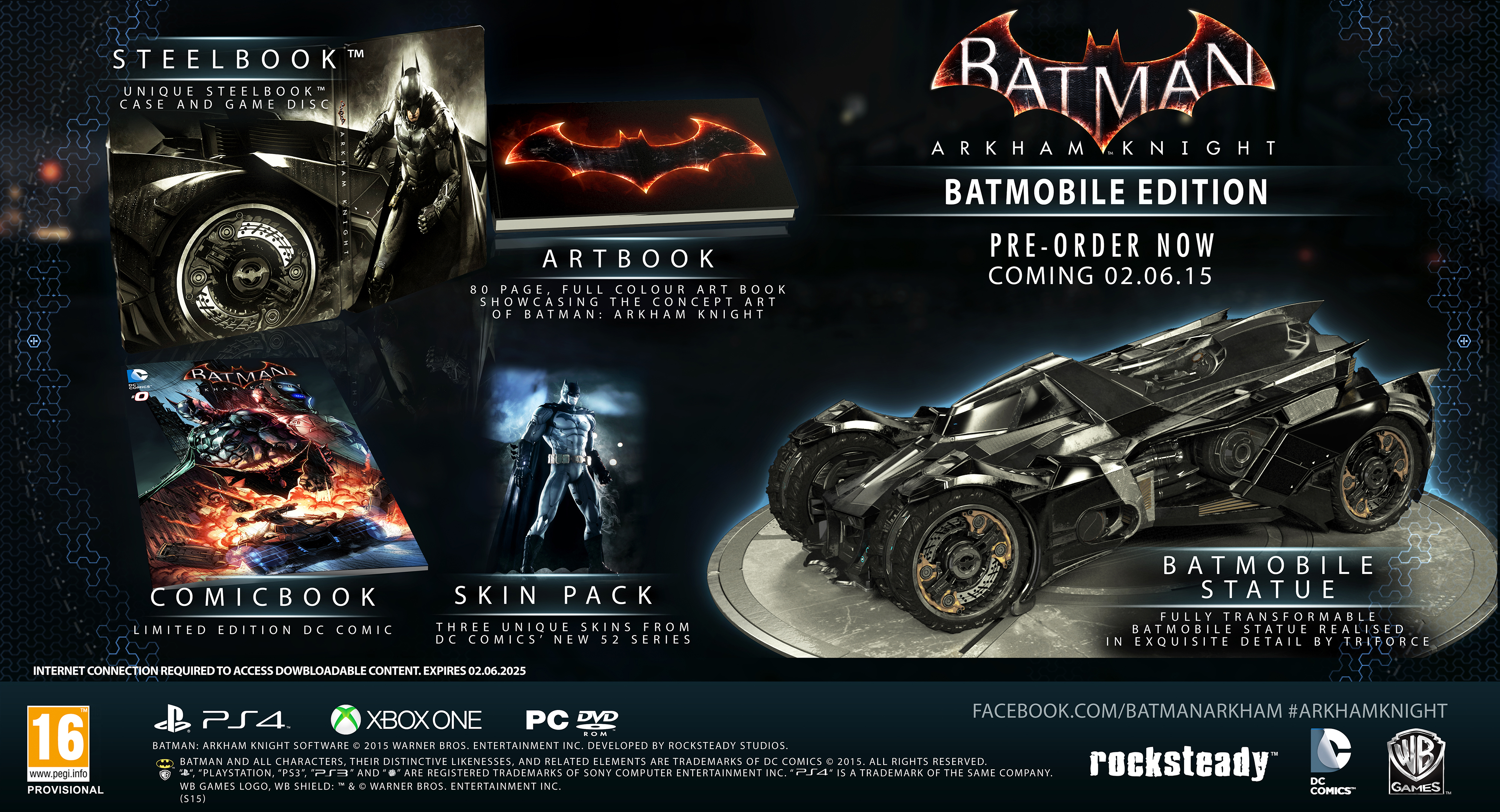 Batman Arkham Knight Batmobile Edition