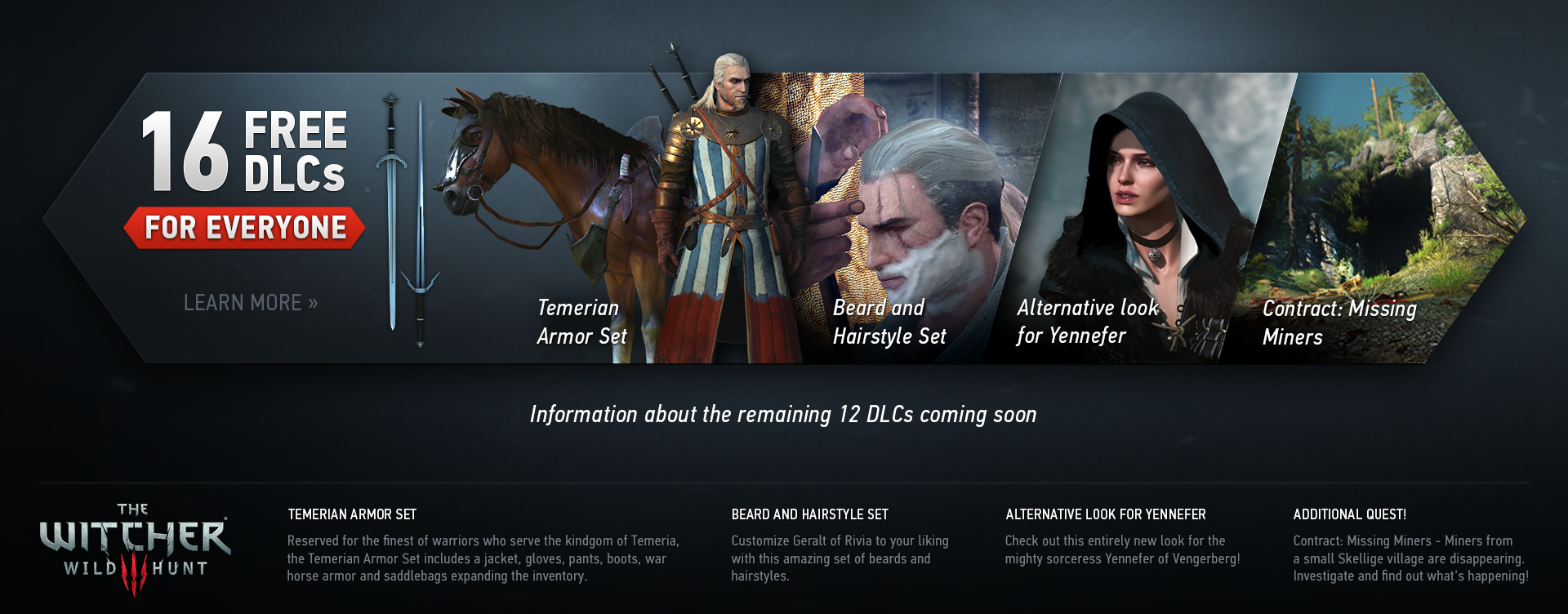 the witcher 3 dlc banner