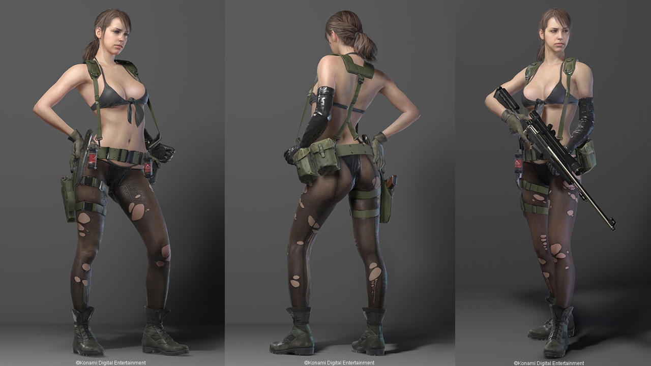 MGS1 Snake does it for me, but right now I'm loving Quiet's desig...