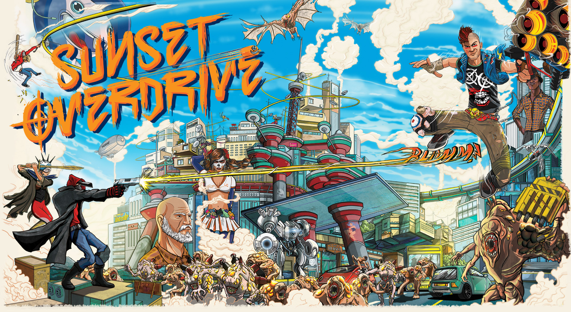 Sunset Overdrive é lançado oficialmente para PC