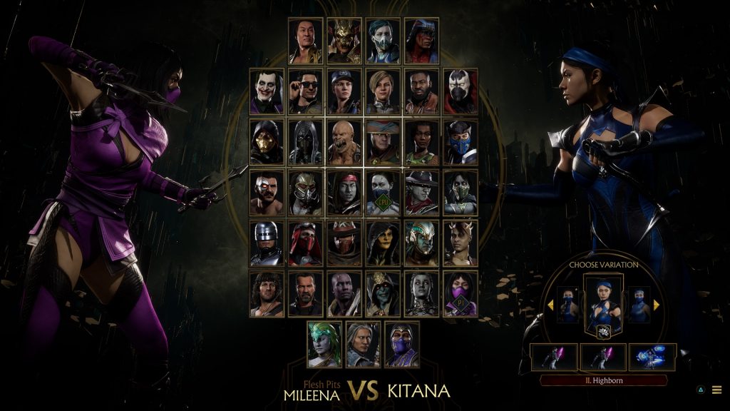 Mortal Kombat 11 - Todos os personagens 